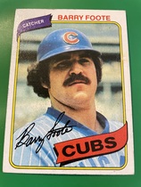 1980 Topps Base Set #398 Barry Foote