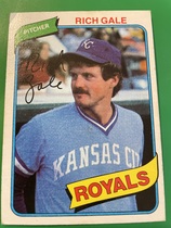 1980 Topps Base Set #433 Rich Gale