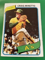 1980 Topps Base Set #494 Craig Minetto