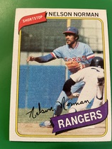 1980 Topps Base Set #518 Nelson Norman