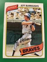 1980 Topps Base Set #545 Jeff Burroughs