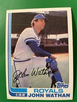 1982 Topps Base Set #429 John Wathan