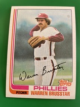1982 Topps Base Set #647 Warren Brusstar