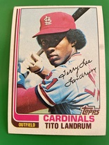 1982 Topps Base Set #658 Tito Landrum