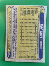 1987 Topps Base Set #671 Ray Soff