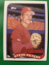 1989 Topps Base Set #482 Steve Peters