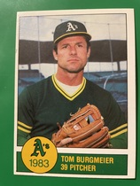1983 Team Issue Oakland Athletics Granny Goose #NNO Tom Burgmeier