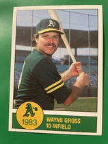 1983 Team Issue Oakland Athletics Granny Goose #NNO Wayne Gross