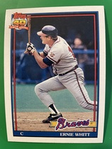 1991 Topps Base Set #492 Ernie Whitt