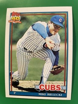 1991 Topps Base Set #501 Mike Bielecki