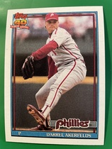 1991 Topps Base Set #524 Darrel Akerfelds