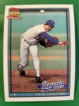 1991 Topps Base Set #718 Steve Crawford