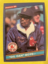 1986 Donruss Base Set #50 Dennis Boyd