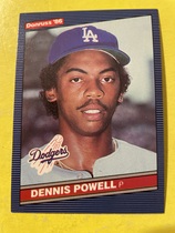 1986 Donruss Base Set #250 Dennis Powell
