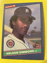 1986 Donruss Base Set #272 Nelson Simmons
