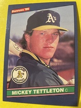 1986 Donruss Base Set #345 Mickey Tettleton