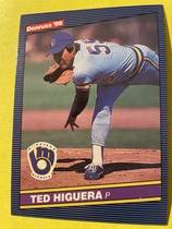 1986 Donruss Base Set #351 Teddy Higuera