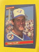 1986 Donruss Base Set #439 Tom Filer