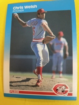 1987 Fleer Base Set #217 Chris Welsh