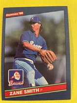 1986 Donruss Base Set #565 Zane Smith