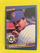 1986 Donruss Base Set #595 Carlos Ponce