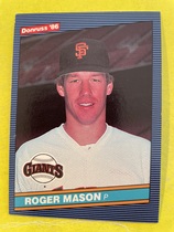 1986 Donruss Base Set #633 Roger Mason