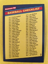1986 Donruss Base Set #CL2 Checklist 131-234