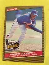 1986 Donruss Highlights #8 Dwight Gooden