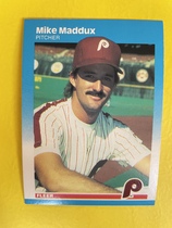 1987 Fleer Base Set #179 Mike Maddux