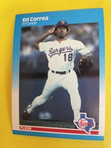 1987 Fleer Base Set #122 Ed Correa