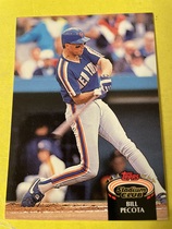 1992 Stadium Club Base Set #811 Bill Pecota