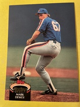 1992 Stadium Club Base Set #817 Mark Dewey