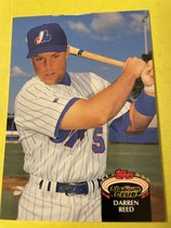 1992 Stadium Club Base Set #824 Darren Reed