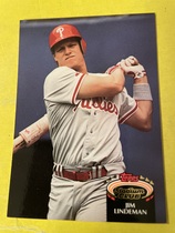 1992 Stadium Club Base Set #893 Jim Lindeman