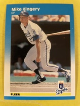 1987 Fleer Base Set #371 Mike Kingery
