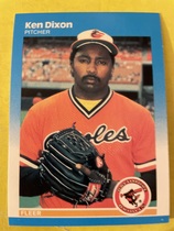 1987 Fleer Base Set #468 Ken Dixon