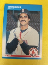1987 Fleer Base Set #42 Ed Romero