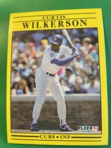 1991 Fleer Base Set #438 Curtis Wilkerson
