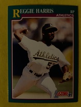 1991 Score Base Set #643 Reggie Harris