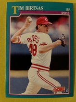 1991 Score Base Set #648 Tim Birtsas