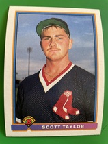 1991 Bowman Base Set #121 Scott Taylor