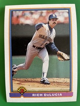 1991 Bowman Base Set #242 Rich DeLucia