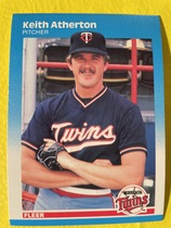 1987 Fleer Base Set #534 Keith Atherton