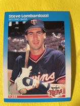 1987 Fleer Base Set #547 Steve Lombardozzi