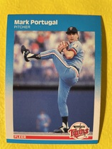 1987 Fleer Base Set #548 Mark Portugal