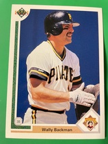 1991 Upper Deck Base Set #185 Wally Backman