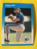 1987 Fleer Base Set #588 Pete Ladd
