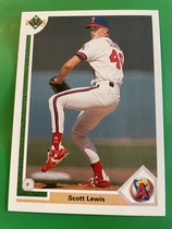 1991 Upper Deck Base Set #594 Scott Lewis