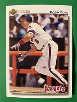 1992 Upper Deck Base Set #611 Bobby Rose