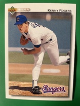 1992 Upper Deck Base Set #651 Kenny Rogers